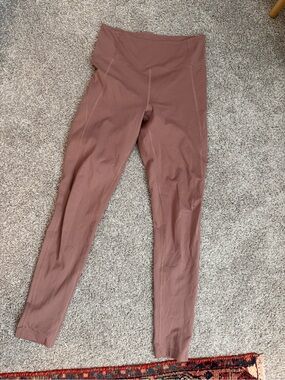 Girlfriend collective compressive leggings in rose quartz
